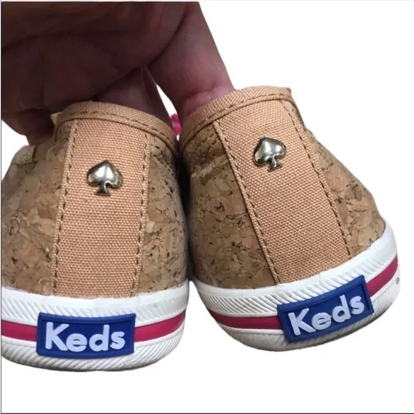 Keds Kate Spade corky lipstick pink sneakers. Size 7.5 - Picture 8 of 10